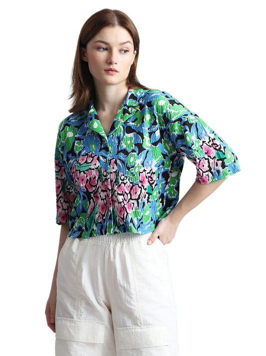 ONLY Women's Regular Fit Shirt (15330020-Jade Green_Jade