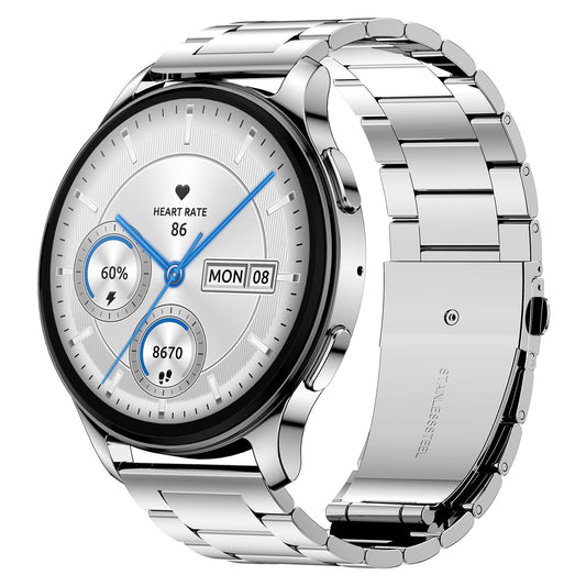 Amazfit Pop 3R Smart Watch (Metallic Sliver)