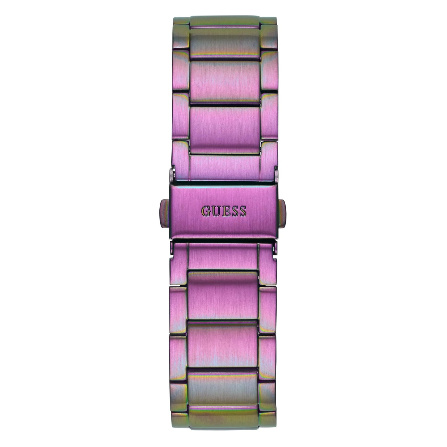 GUESS Womens 36 mm Crown Jewel Rose Gold Dial Stainless Steel Analog Watch - GW0410L4