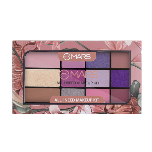Mars 9 Color Eyeshadow With Highlighter Blusher and Bronzer Need Makeup Kit, Multicolor-MK102-2
