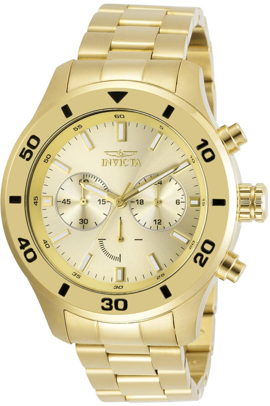 Invicta Specialty Analog Gold Dial Men's Watch-28887