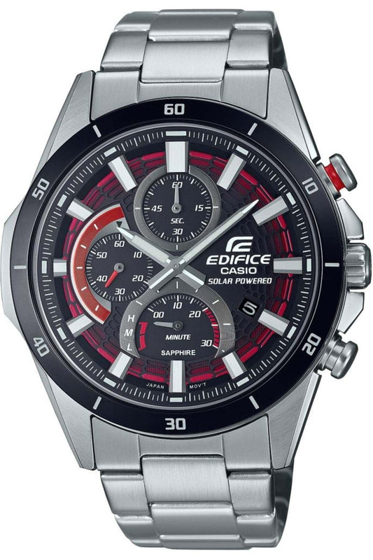 Casio Analog Red Dial Men's Watch-EFS-S610DB-1AVUDF