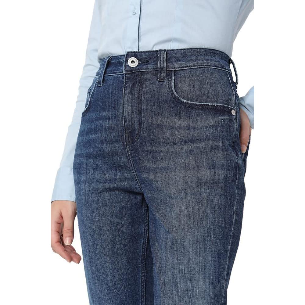 Vero Moda Women's Skinny Jeans (167280901-Medium Blue Denim_Medium 25)