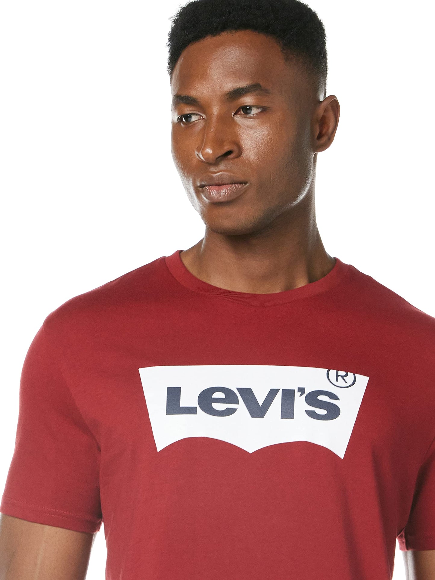 Levi's Men's Regular Fit T-Shirt (16960-0124_Medium_Red)
