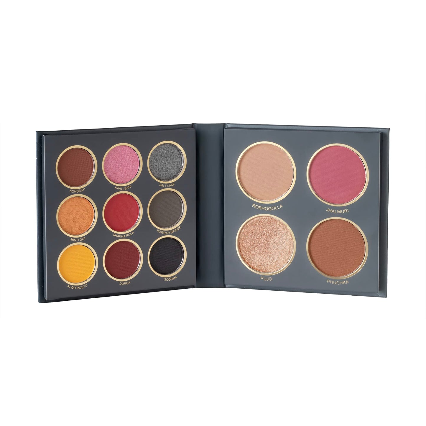MARS City Paradise 9 Color Eyeshadows With Highlighter, Blusher, Bronzer & Face Powder Makeup Kit 16G |Shades are Extremely Soft To Touch |KolKata-04