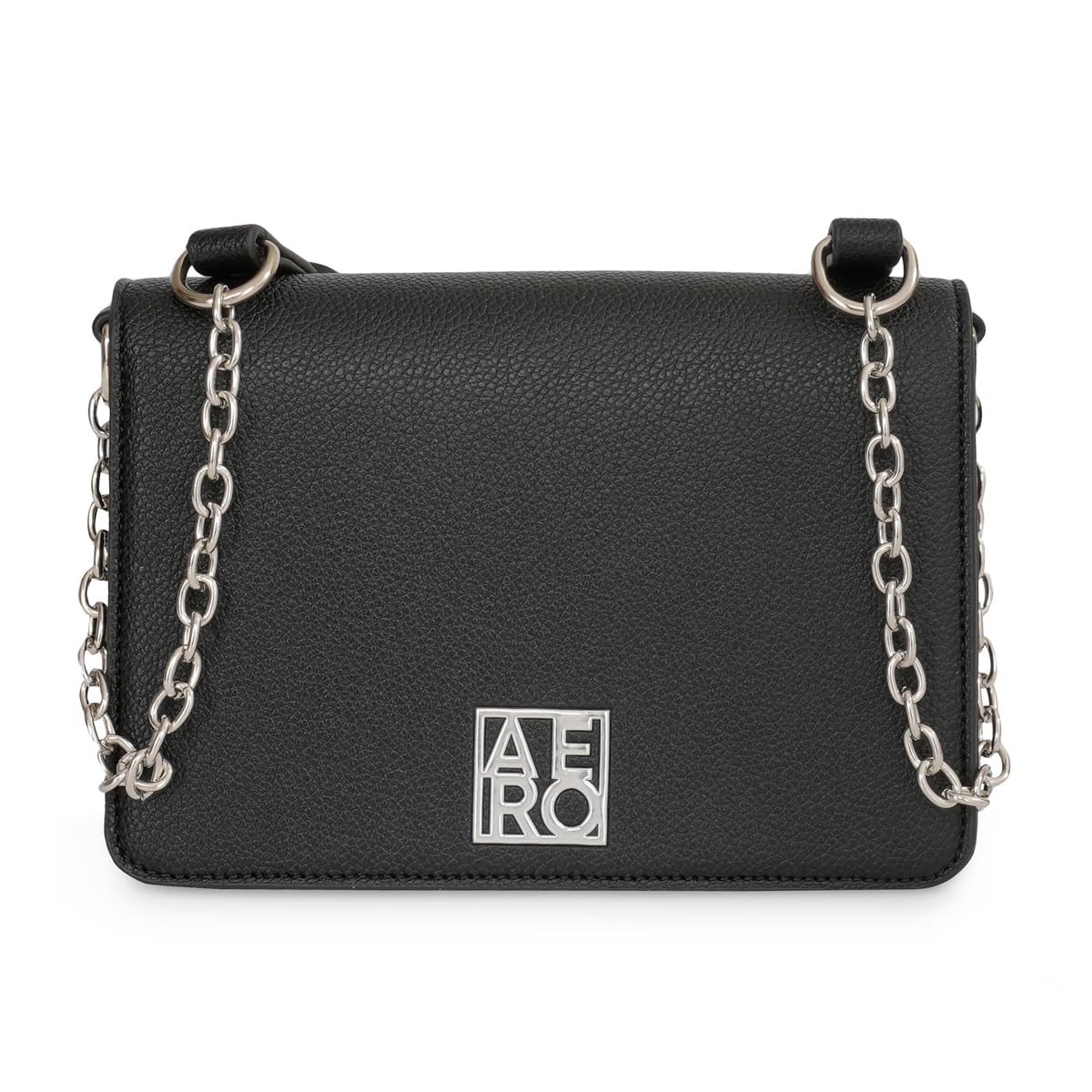 AEROPOSTALE Harlow Women PU Sling Handbag - Black