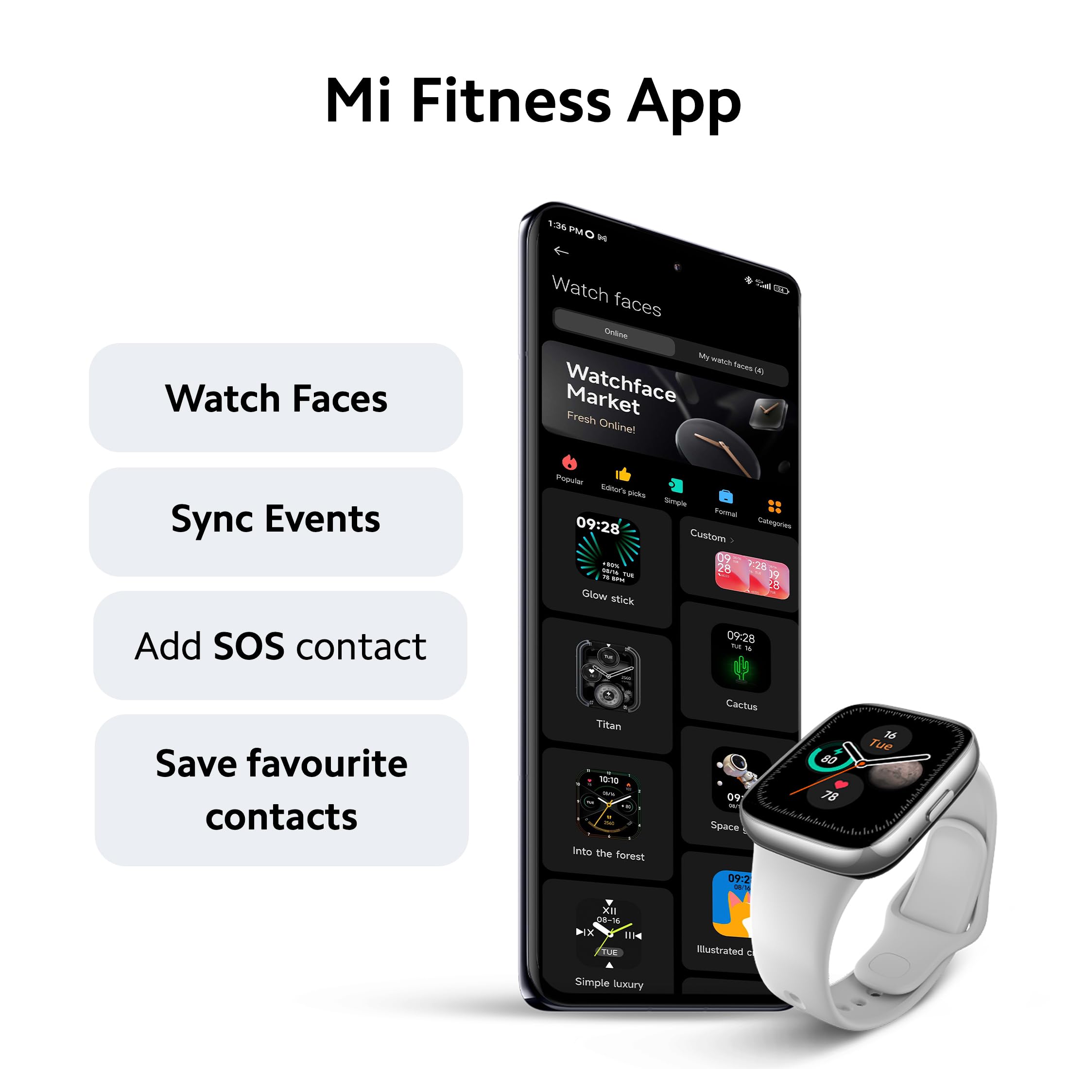 Mi Watch Lite - Xiaomi Smart Watch Compatible with iPhone, Samsung, Android  phones (like Redmi Watch Active), Mobile Phones & Gadgets, Wearables &  Smart Watches on Carousell