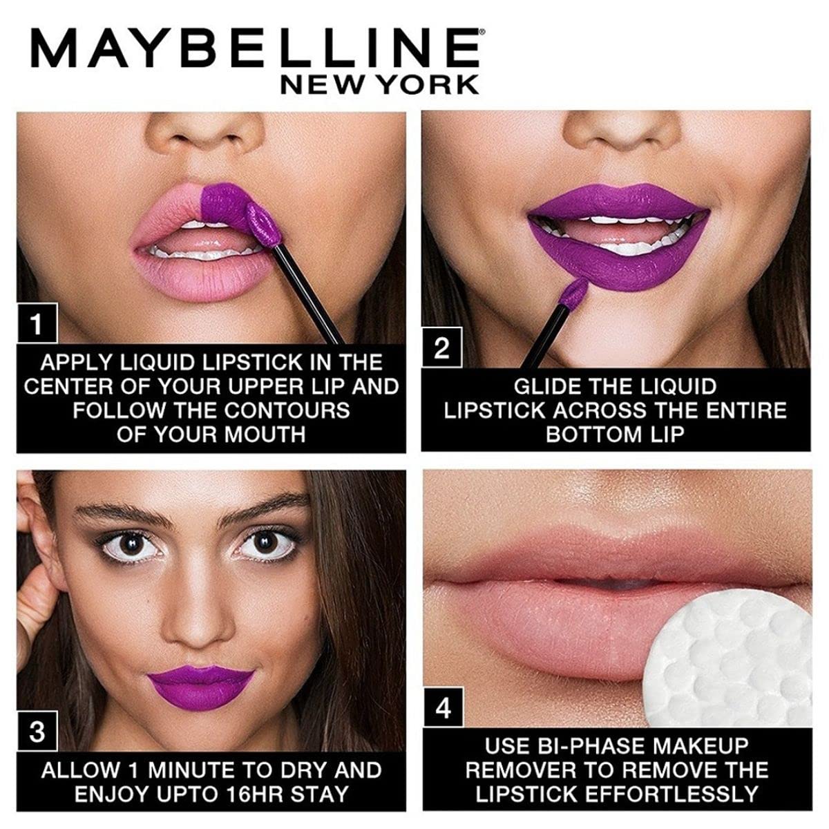 Maybelline New York Liquid Matte Lipstick, Long Lasting, 16hr Wear, Superstay Matte Ink, 50 Voyager, 5ml