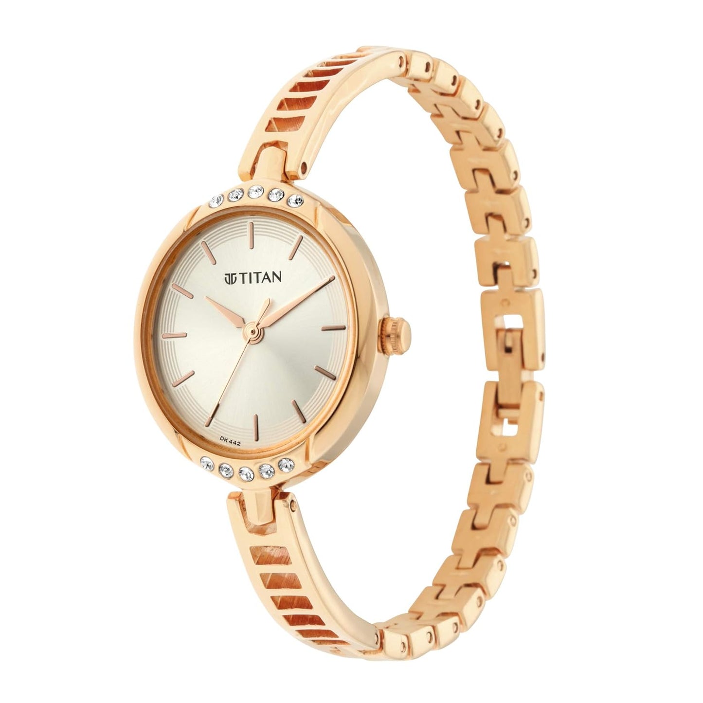 Titan Ladies Karishma 2020-21 Analog Steel Dial Women's Watch-NN2637WM01/NR2637WM01