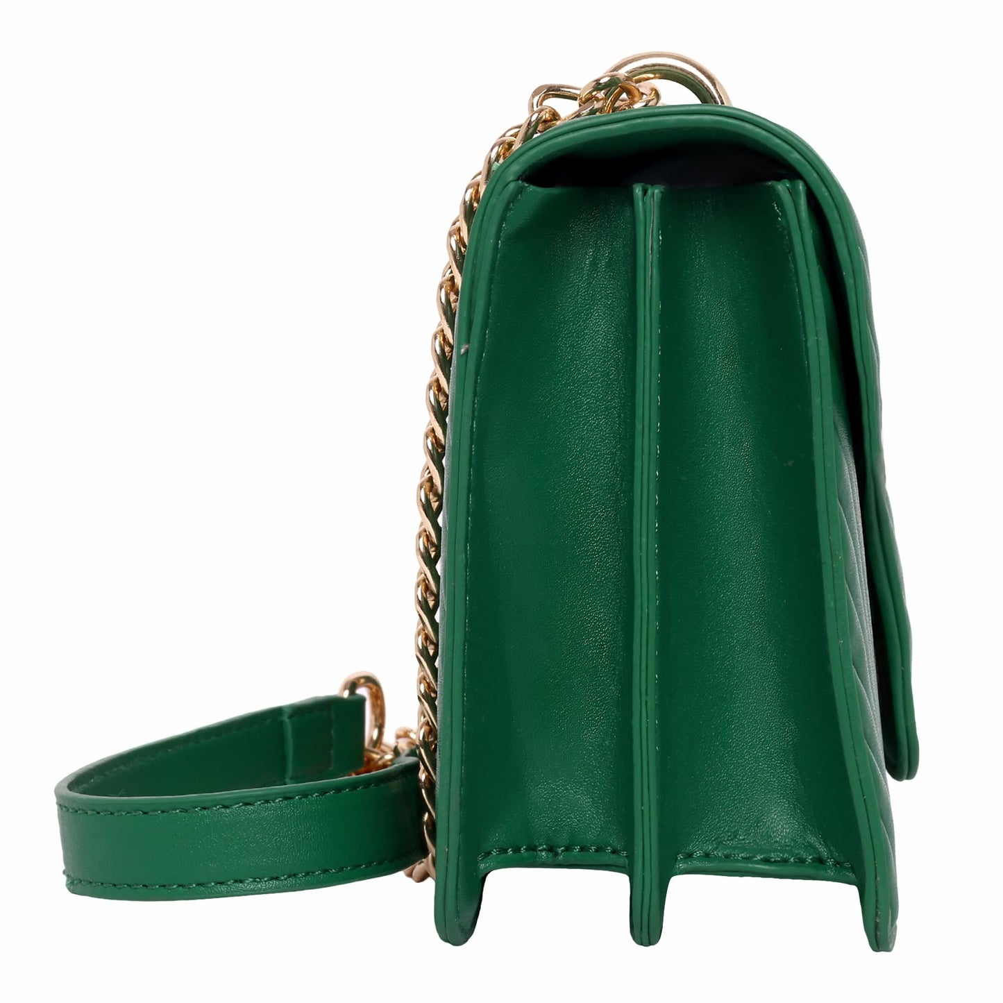 Lino Perros Quilted Green Shoulder Bag