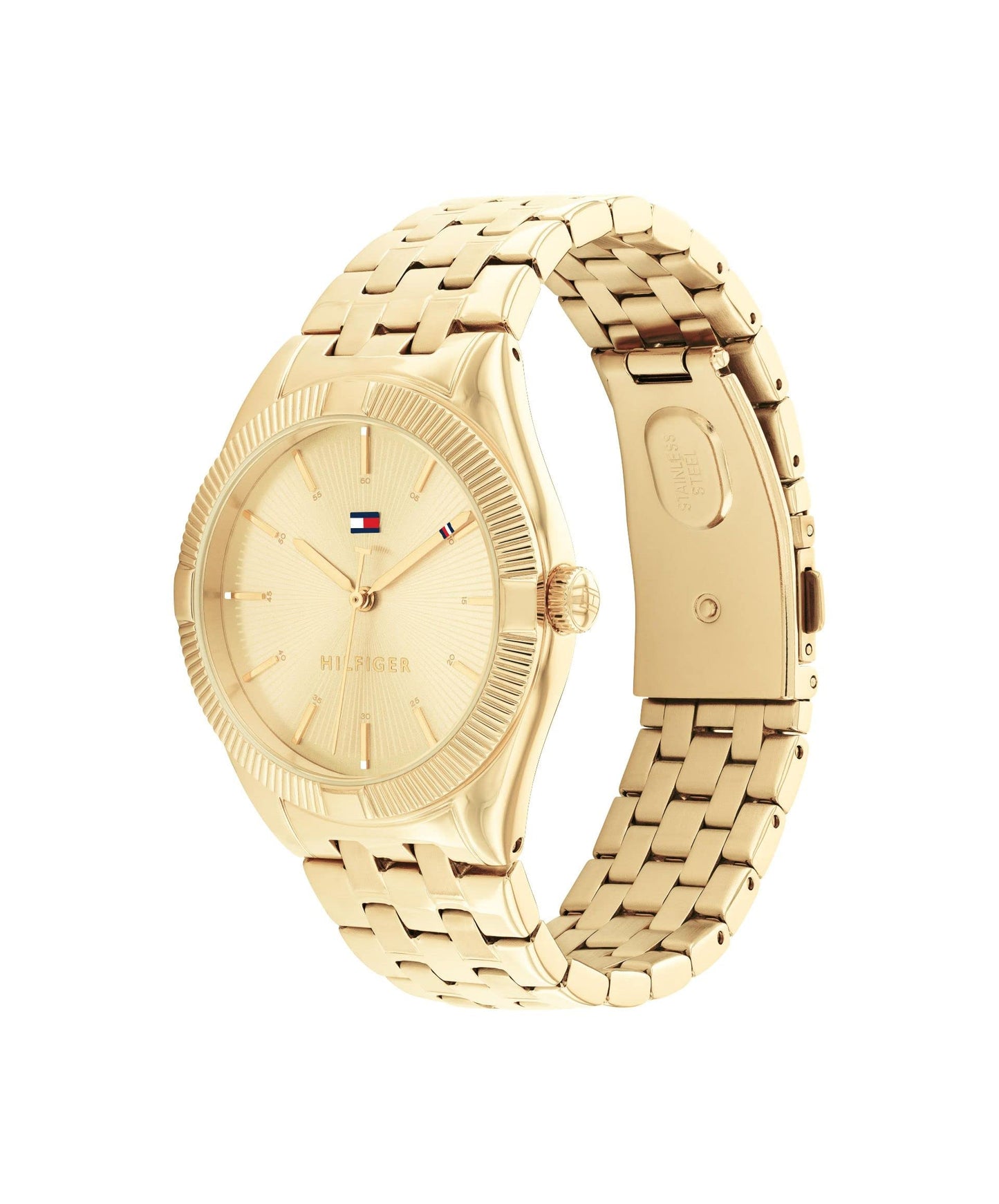 Tommy Hilfiger Analog Gold Dial Women's Watch