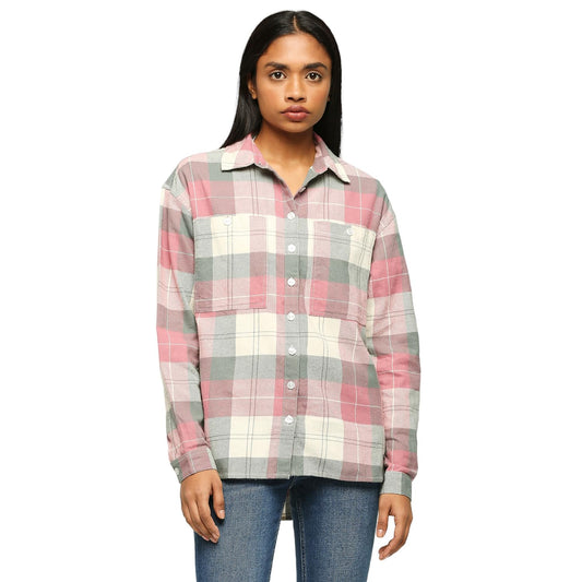 Pepe Jeans Women's Oversized Fit Shirt (PL304783_Pink