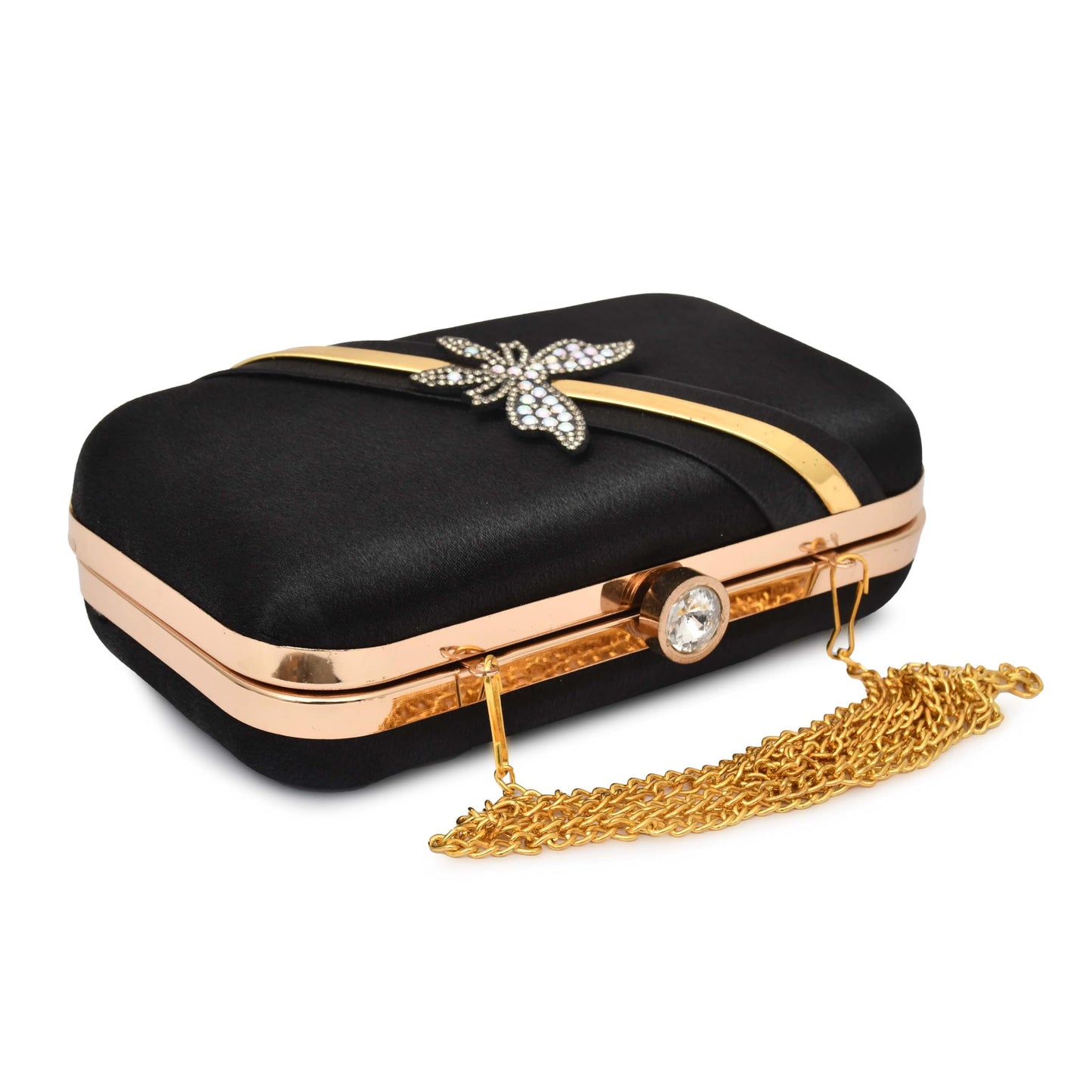 For The Beautiful You Butterfly Women's Clutch (Black)