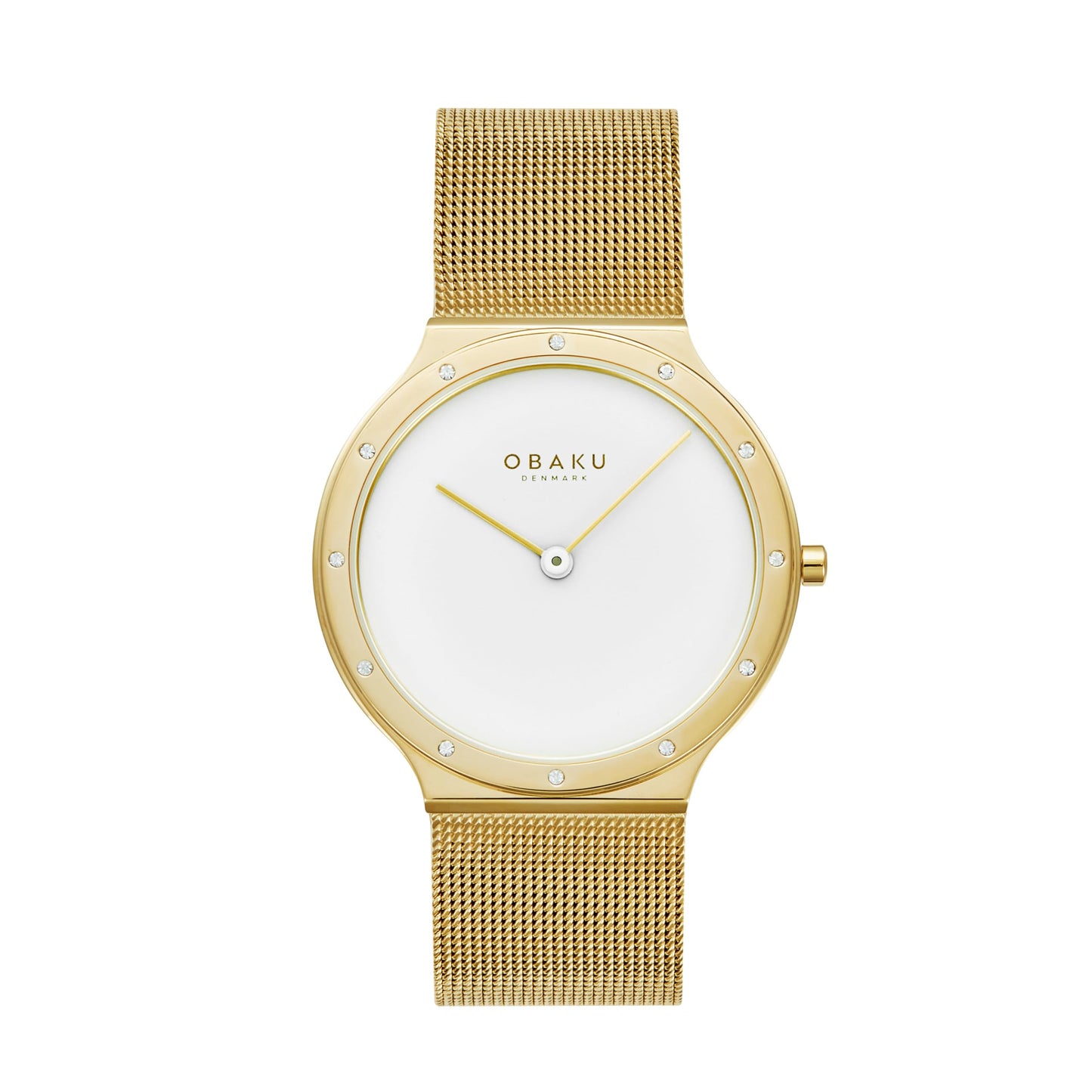 Obaku Analog White Dial Women's Watch-V285LEGWMG