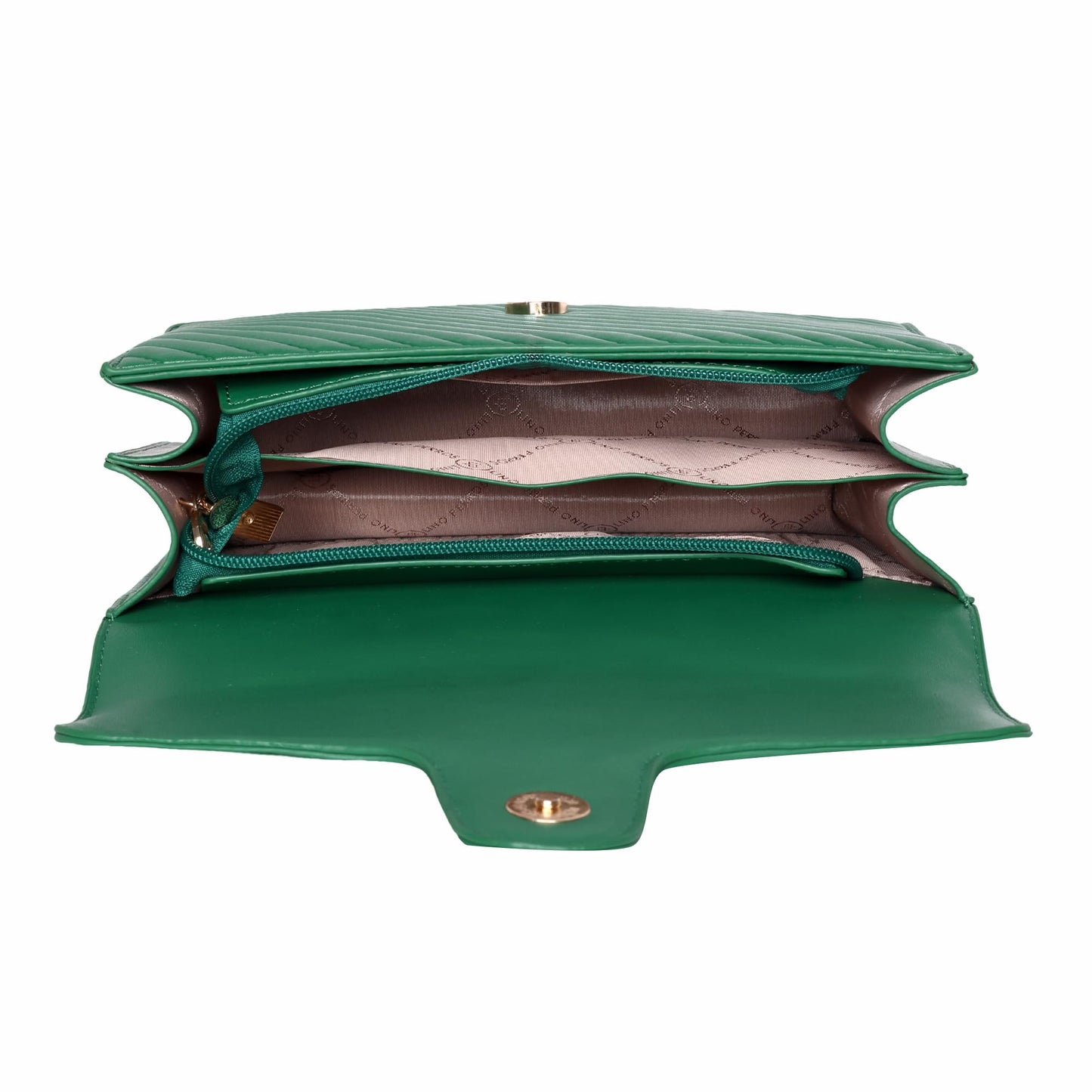 Lino Perros Quilted Green Shoulder Bag