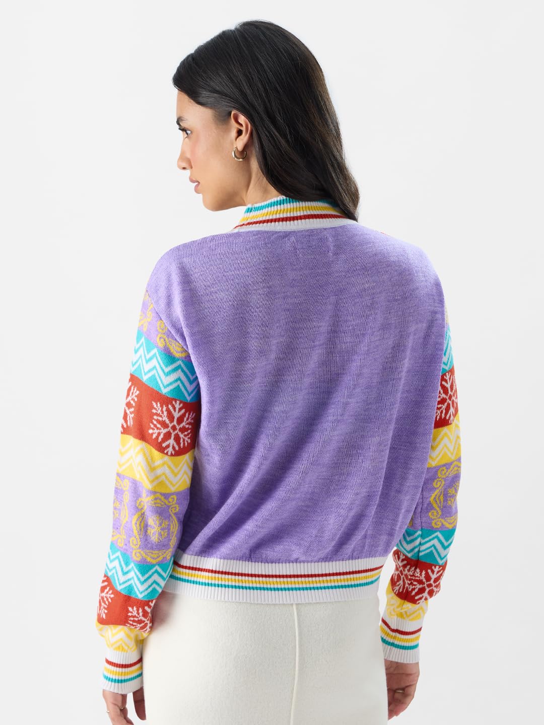 The Souled Store Official Friends: The Frame Women Oversized Sweaters Multicolour