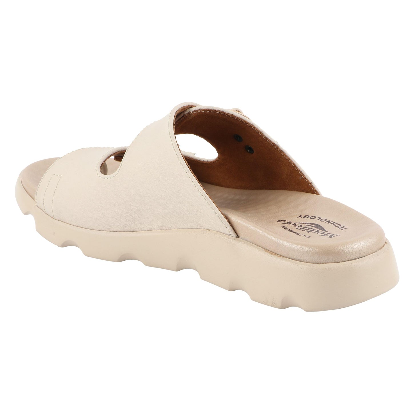 Medifeet Women's Arizona Sandals (Cream, Numeric_8)