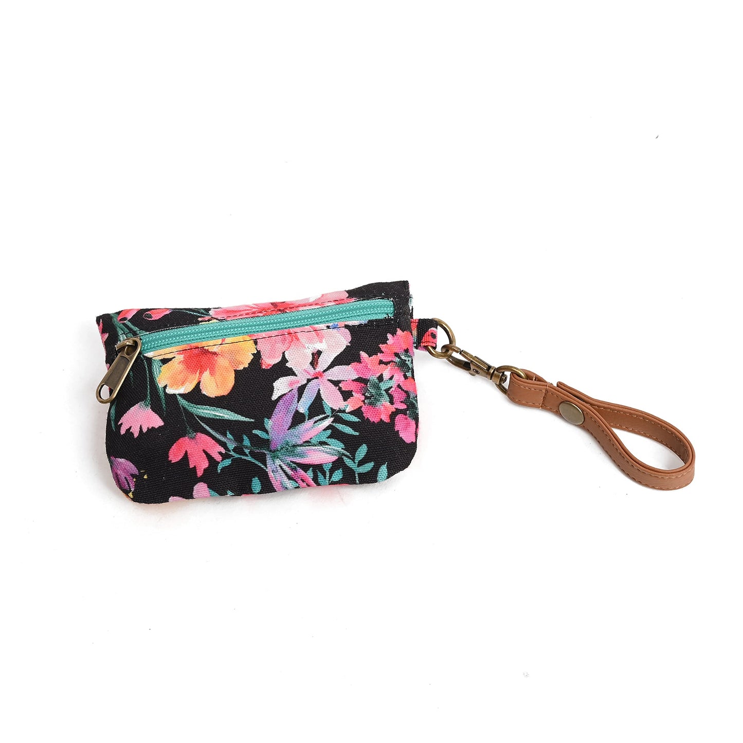 Boho Girl Summer Floral Printed Women Handbag | Top Handle Bag | Spacious Handbag For Women | Multiple Compartment | Ladies Handbag With Shoulder Straps Pack of 1 Bag (Multi Colour)