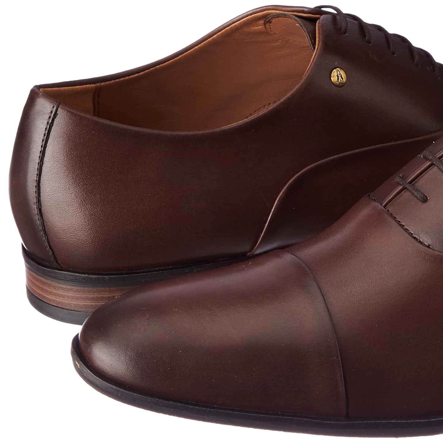 Hush Puppies Florian Toe Cap Brown Men Derby Shoes 7 UK (8244889)