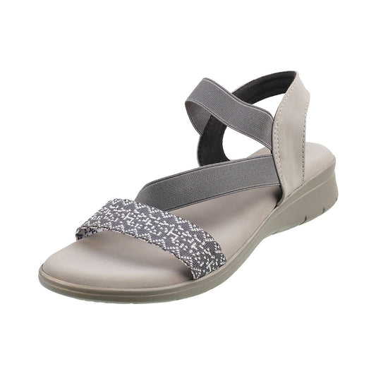 Metro Womens Synthetic Grey Sandals
