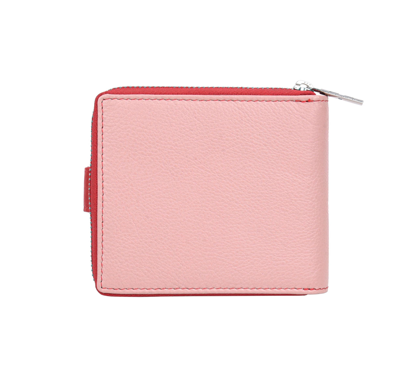 URBAN FOREST Luna Red/Pink Leather Wallet for Women