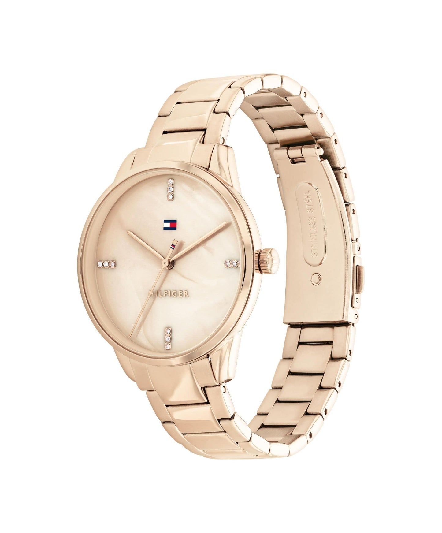 Tommy Hilfiger Women Gold Dial Analog Watch Analog Gold Dial Women's Watch