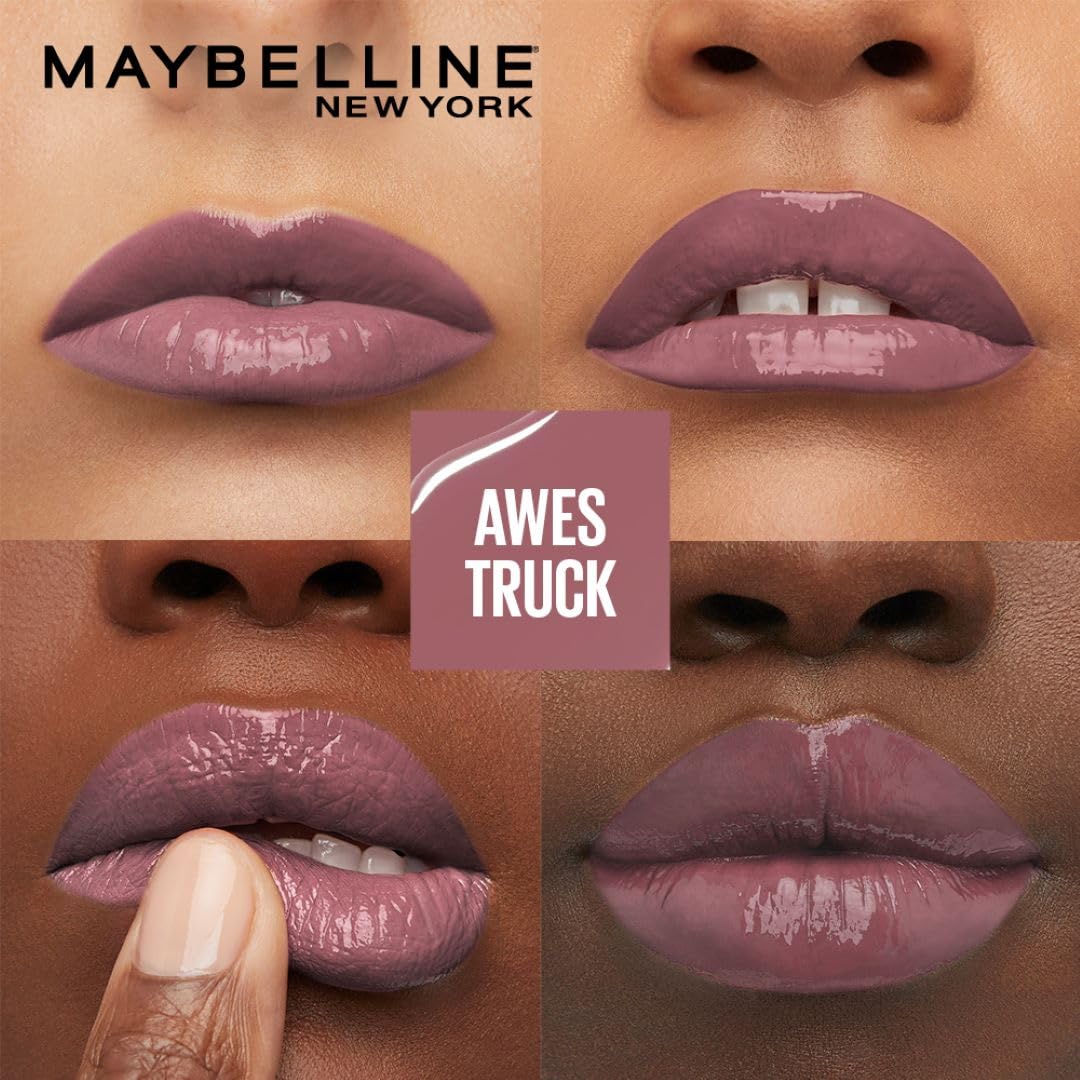 Maybelline Superstay Vinyl Ink Liquid Lipstick, Awestruck | High Shine That Lasts for 16 HRs