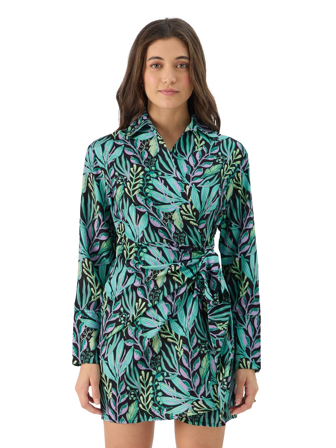 The Souled Store TSS Originals: Lush Meadows Women Dresses Blue