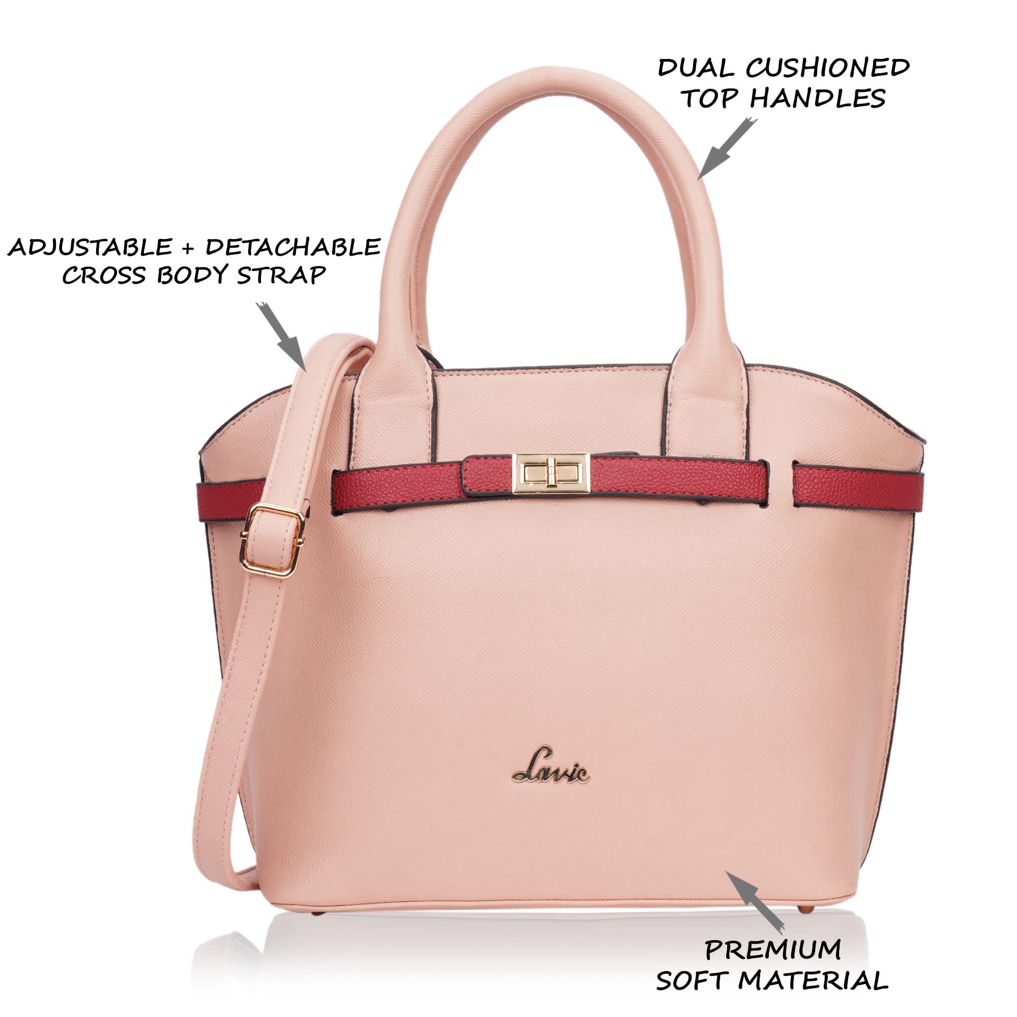 Buy Lavie Women's Gypsy 23 Flap Satchel Bag | Ladies Purse Handbag at  Amazon.in