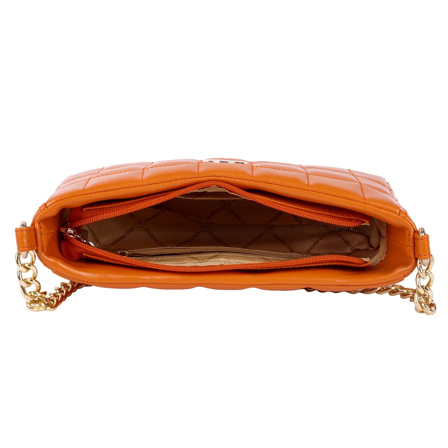 Lino Perros Womens Orange Shoulder Bag