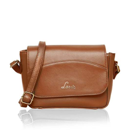 Lavie Women's Broxa Flap Over Sling Bag Tan Ladies Purse Handbag