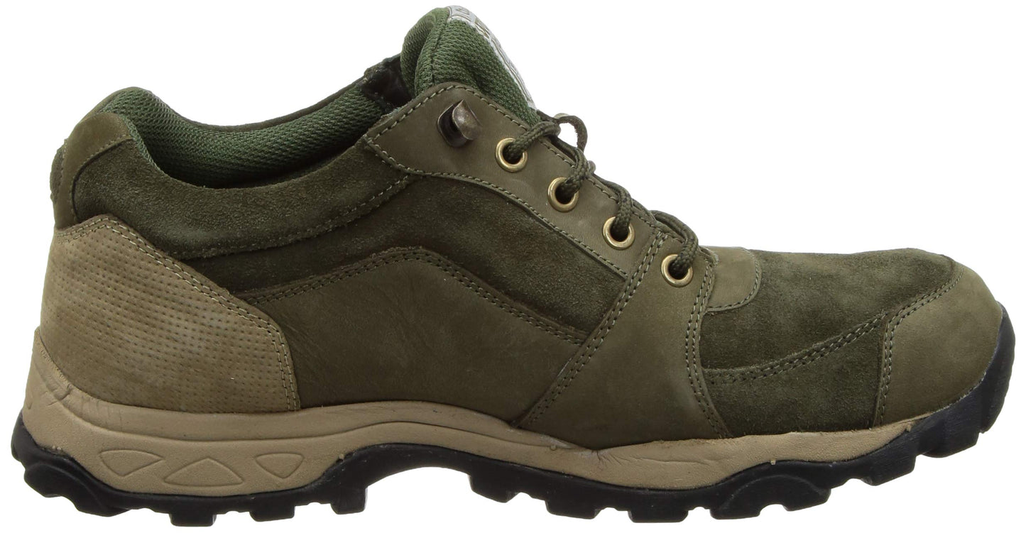 Woodland Men's Olive Green Leather Closed Shoe-9 UK (OGC 3608119)