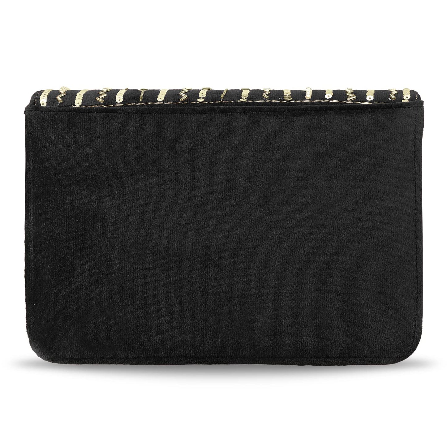 Peora Black Clutch Purses for Women Handmade Evening Handbags Bridal Clutch