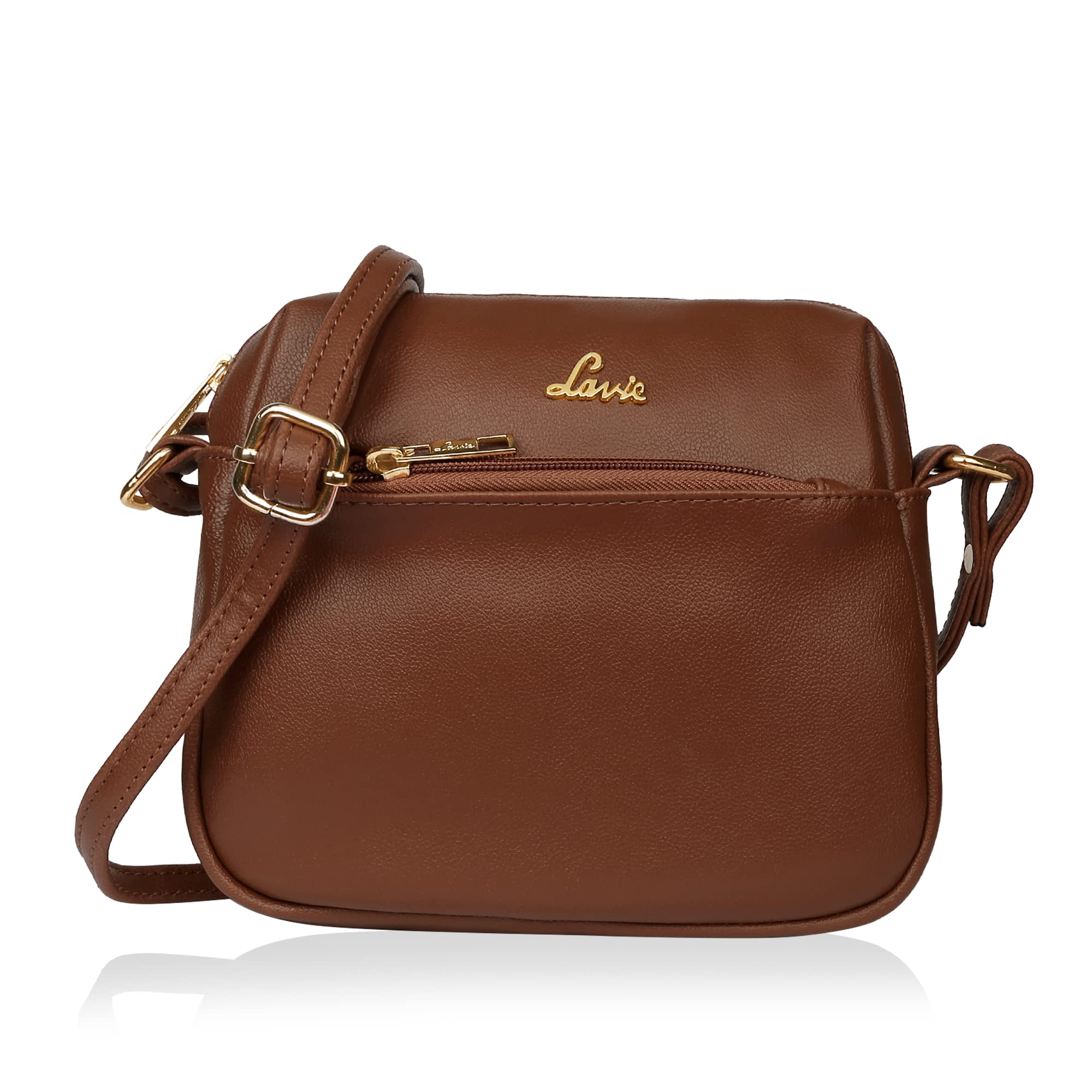 Lavie scheurbeurten brown sling bag