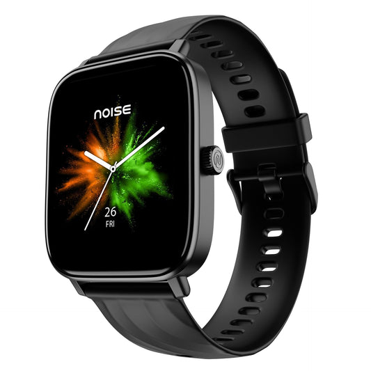 Noise Newly Launched Quad Call 1.81" Display, Bluetooth Calling Smart Watch, AI Voice Assistance, 160+Hrs Battery Life, Metallic Build, in-Built Games, 100 Sports Modes, 100+ Watch Faces (Jet Black)