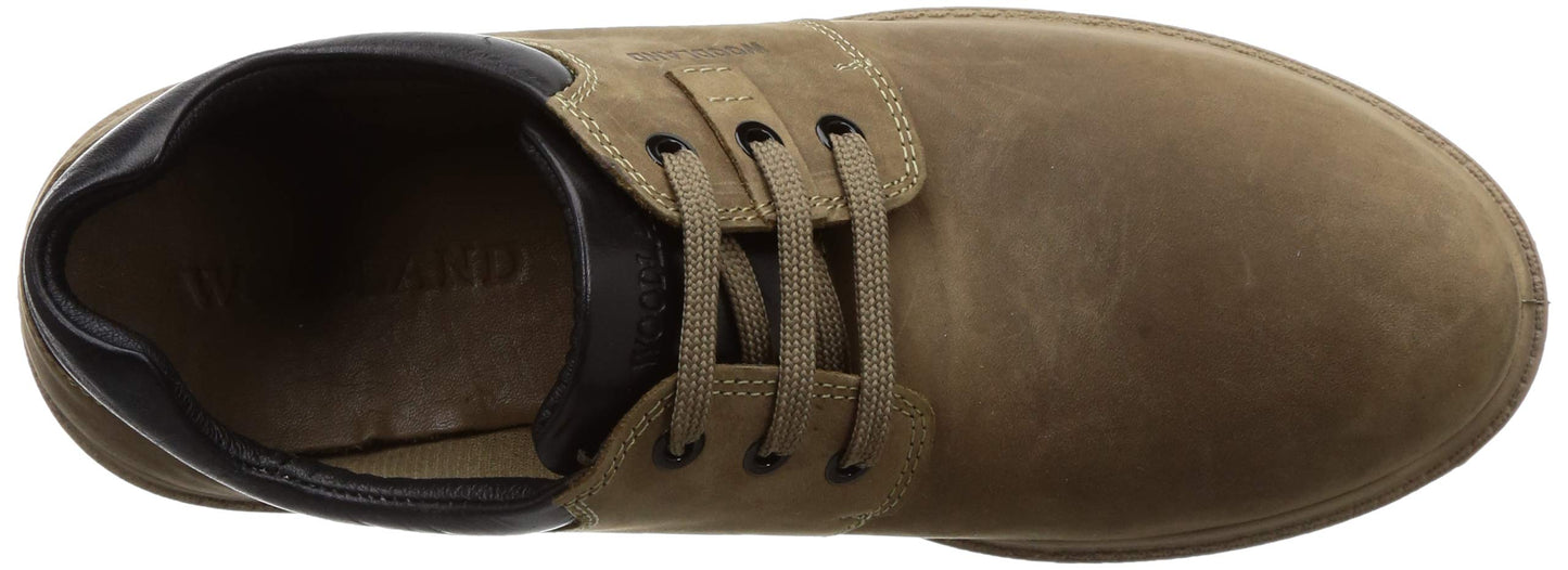 Woodland Men's 2797118SA Khaki Leather Sneaker-7 UK (41 EU) (8 US) (GC 2797118SAKHAKI)