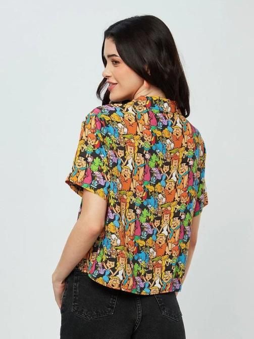 Womem's Printed Half Shirts