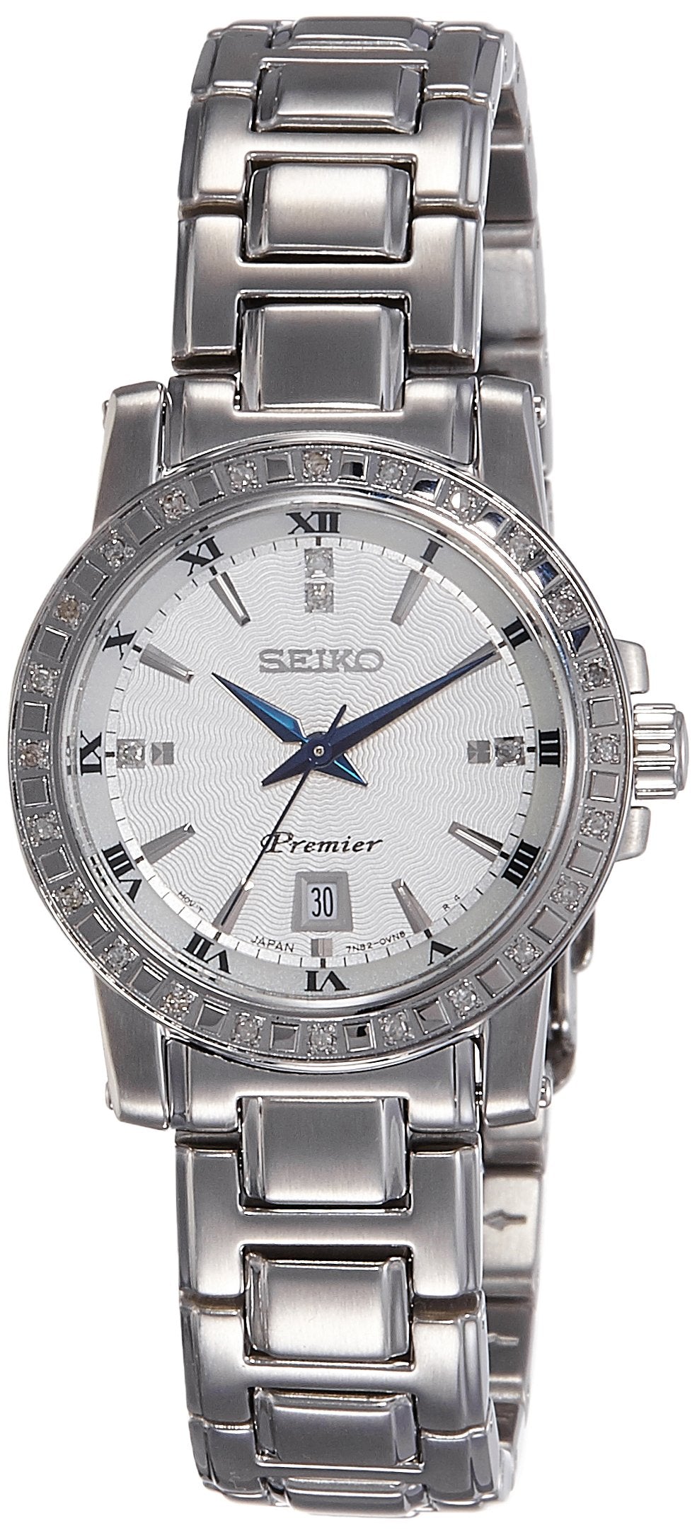 Seiko Premier Analog White Dial Women's Watch