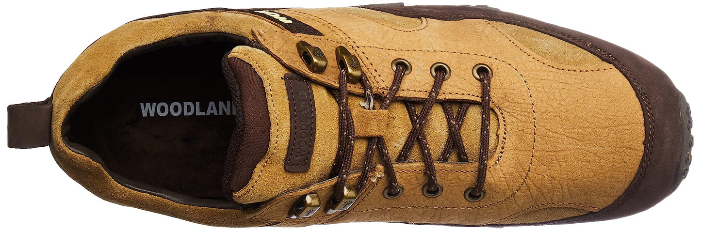 Woodland Men's Camel Leather Casual Shoe-10 UK (44 EU) (GC 2656117NW)