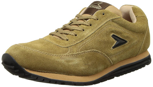 Power mens EXTREME LEATHER Beige Casual shoes - 8 UK (8338894)