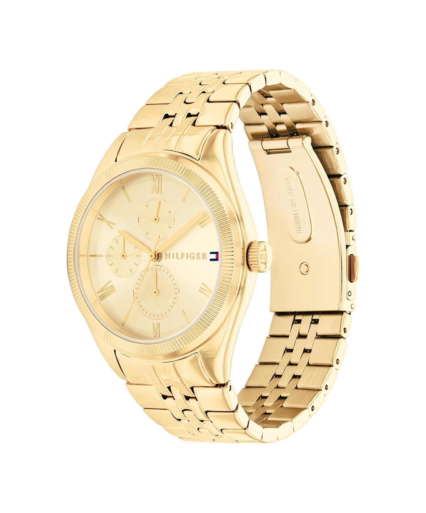 Tommy Hilfiger Analog Yellow Dial Women's Watch