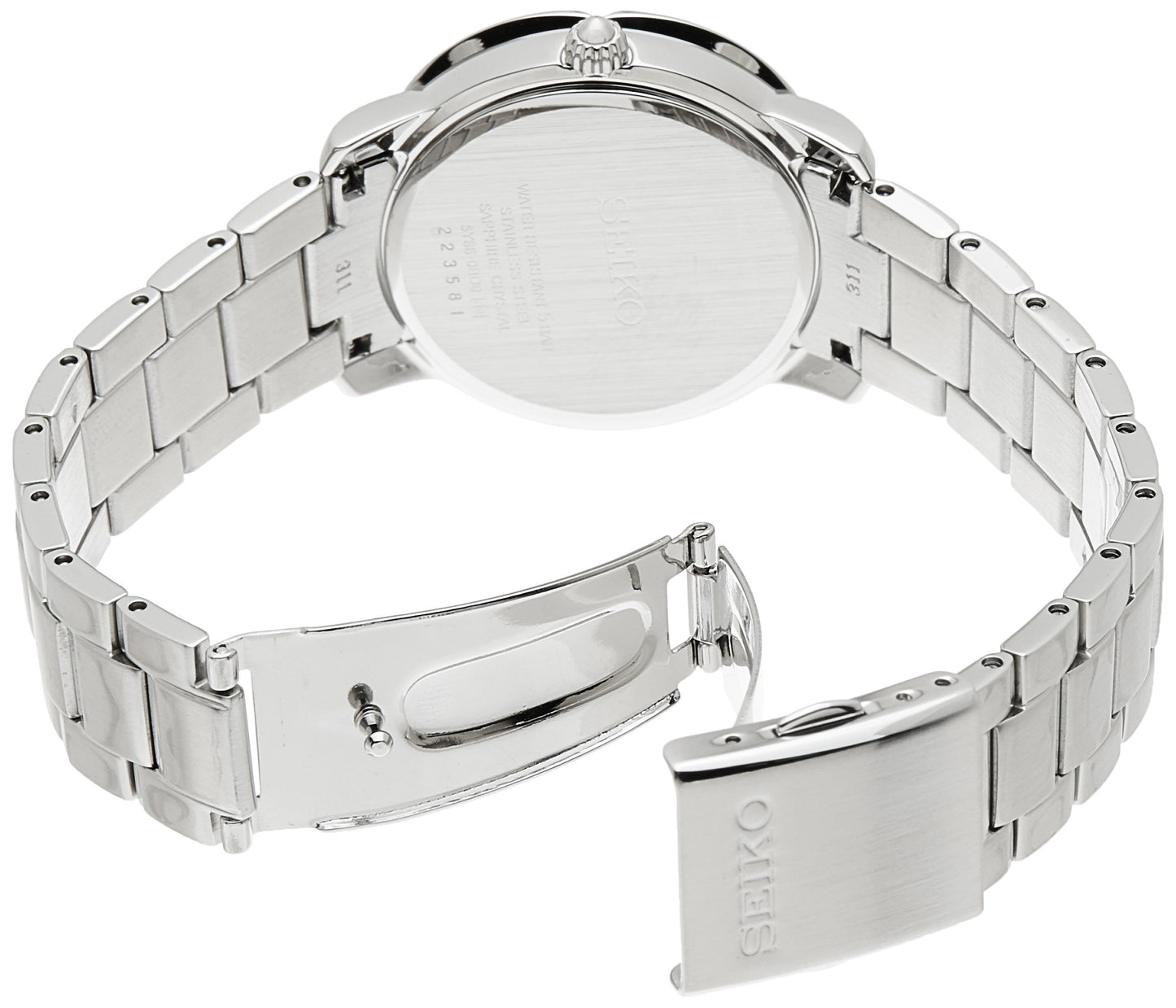 Seiko Criteria Chronograph White Dial Women's Watch