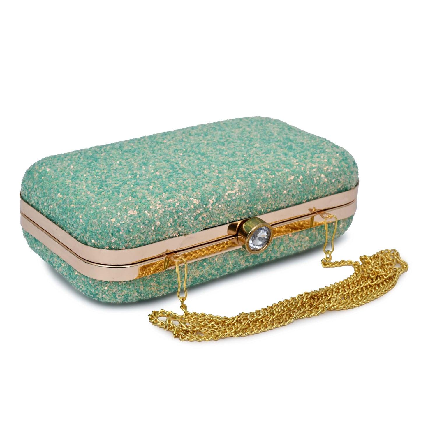 For The Beautiful You Women's Hand Clutch (Green)