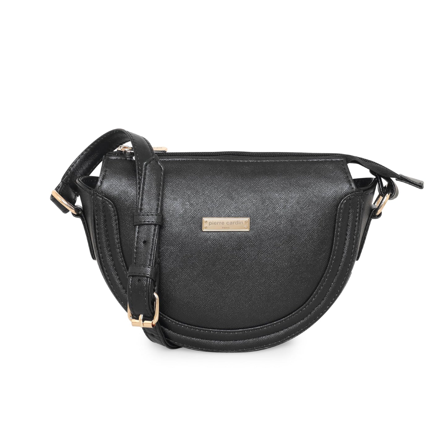 Pierre Cardin Sling Bag for Women and Girls | Cross Body Bag with Spacious Compartment | Stylish Side Bag For Women, Black