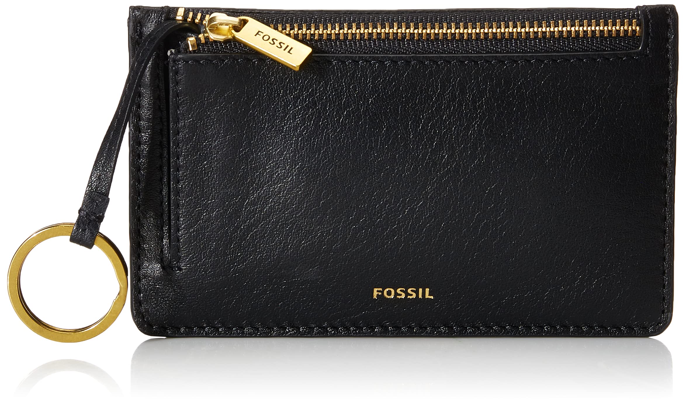 Fossil Logan Black Leather Women's Card Case (SL7925-001)