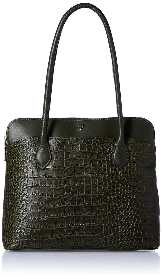 Hidesign womens SB FABIOLA II Large Emerald Tote Bag