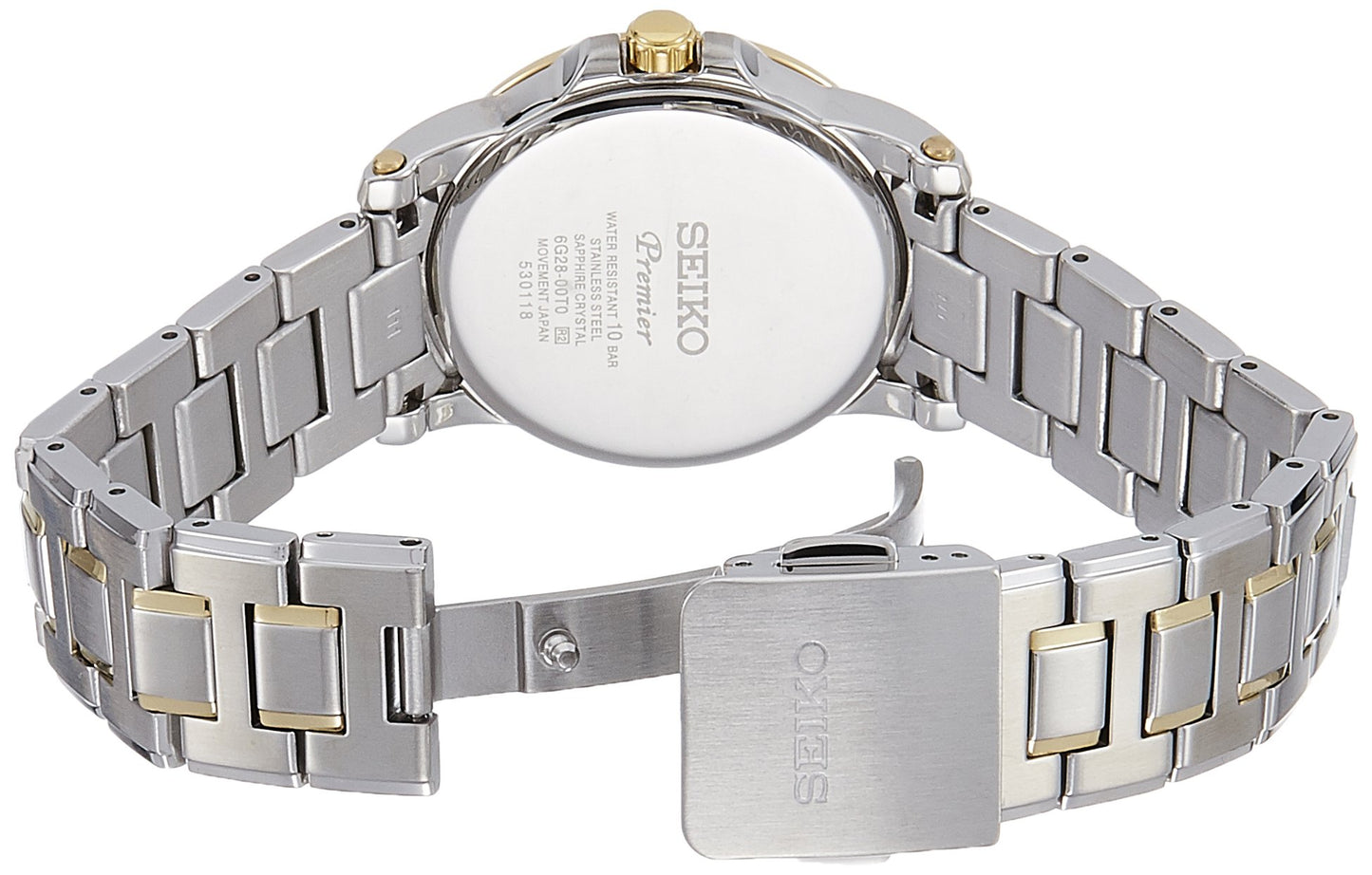 Seiko Premier Analog Pearl Dial Women's Watch