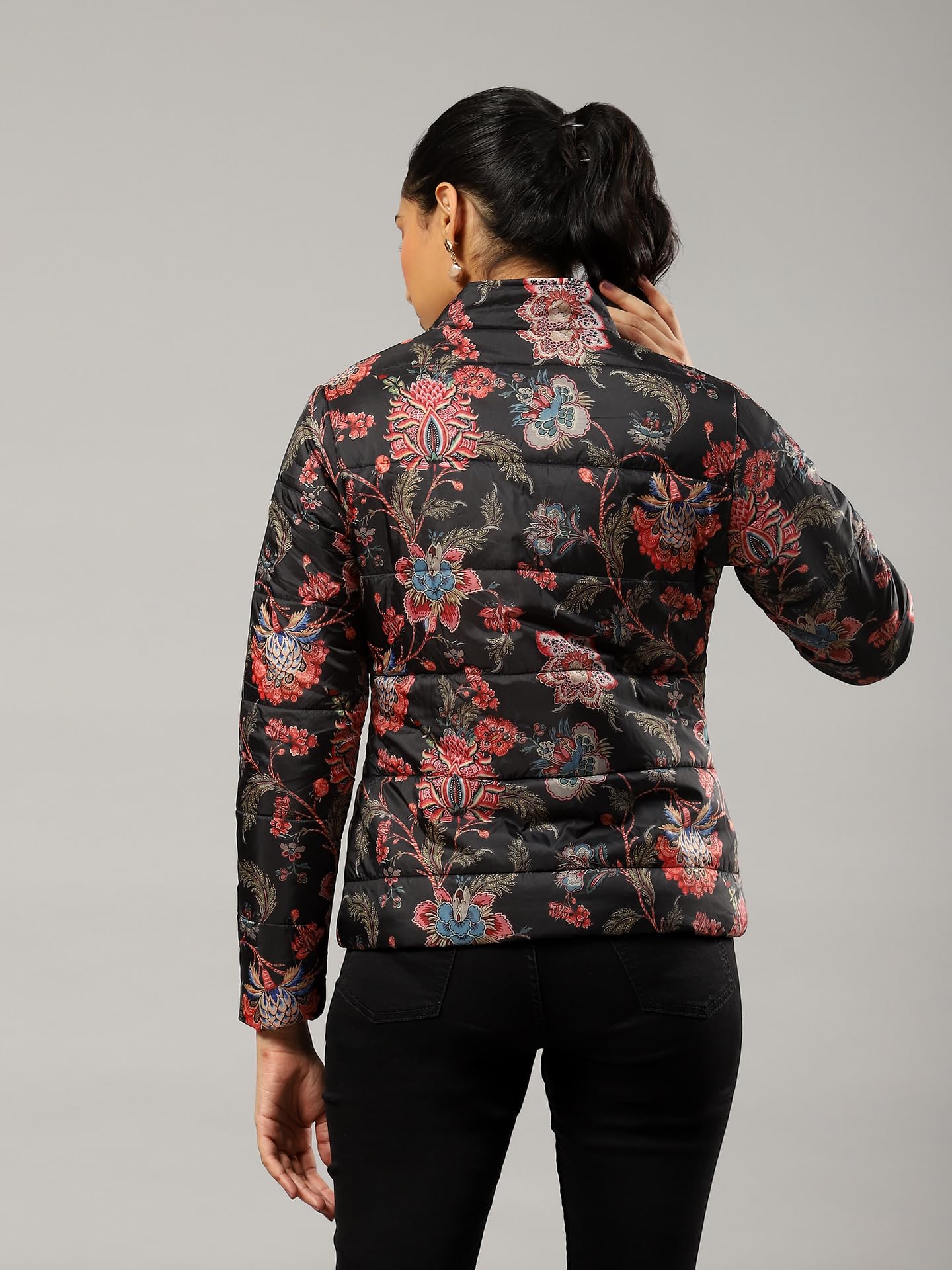 Label RITU KUMAR Black Floral Jacket