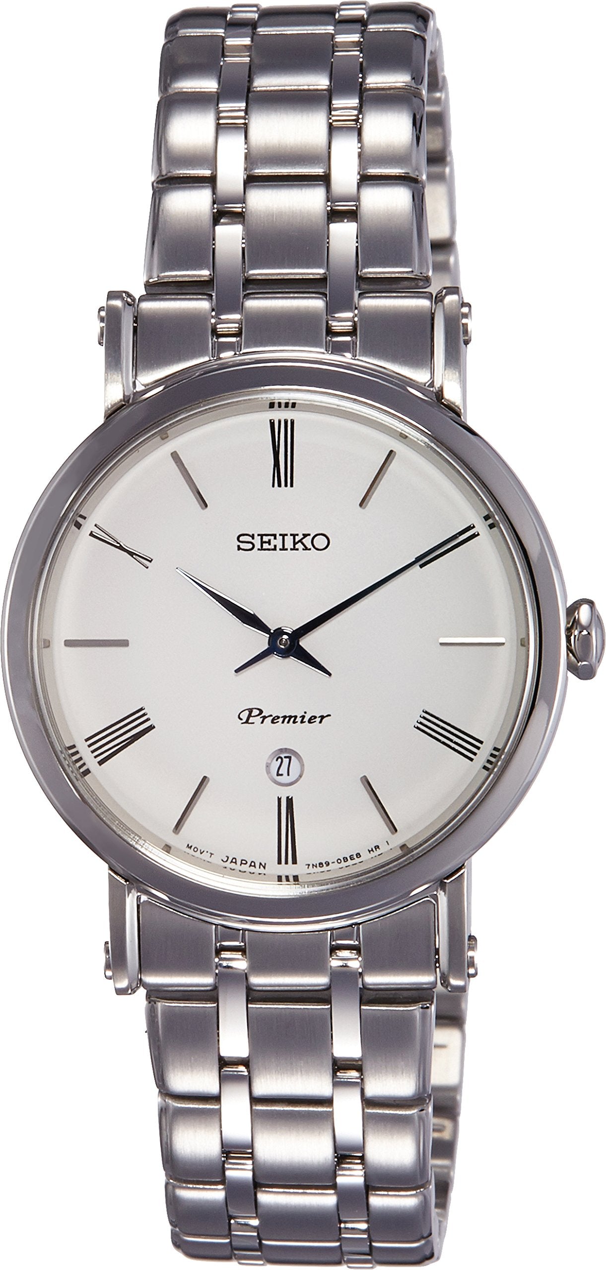 Seiko Premier Analog White Dial Women's Watch