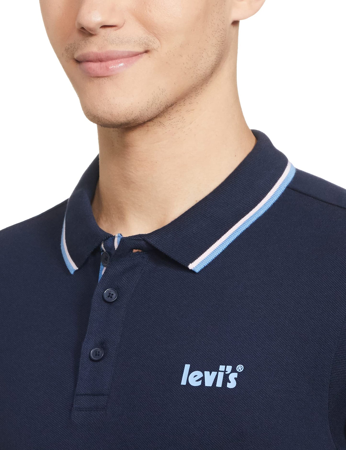 Levi's Men's Regular Polo Shirt (A2548-0000_Navy S)
